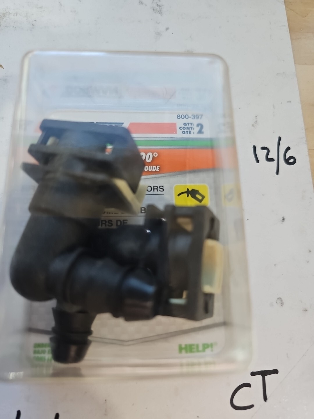 Pack of 2 OEM Dorman 800-397 Fuel Line Connector for Air Delivery Pump - Image 3