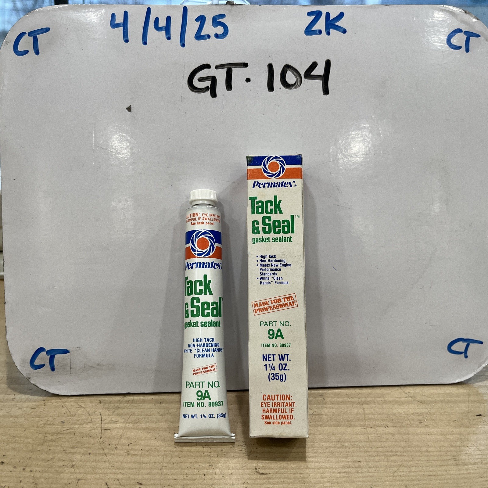 Permatex Tack & Seal Gasket Sealant # 9A (80937) 1.25oz
