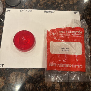 Peterson Mfg. 102-15R Red Replacement Lens