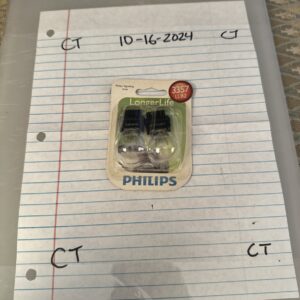 Philips 3357LLB2 LongerLife Side Marker Light Bulb 3357 - 2 PACK