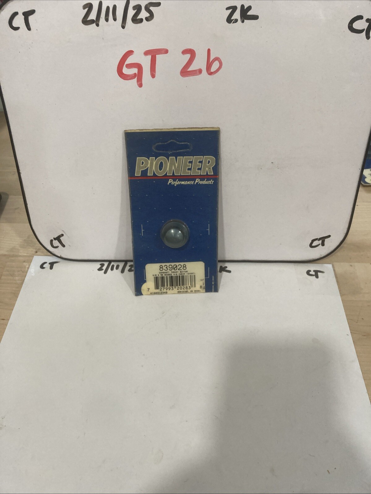 Pioneer 839028 Engine Camshaft Thrust Button