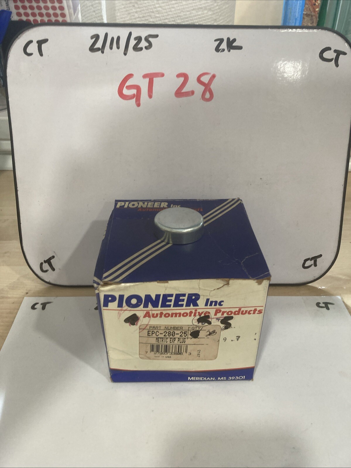 Pioneer Engine Expansion Plug EPC-280-25 (single)