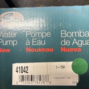 Premium Engine Water Pump-Water Pump (Standard) Gates 41042 NOS
