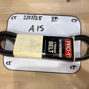 Pro-1 V Ribbed Serpentine Belt Replaces Dayco 5060915 & Gates K060915