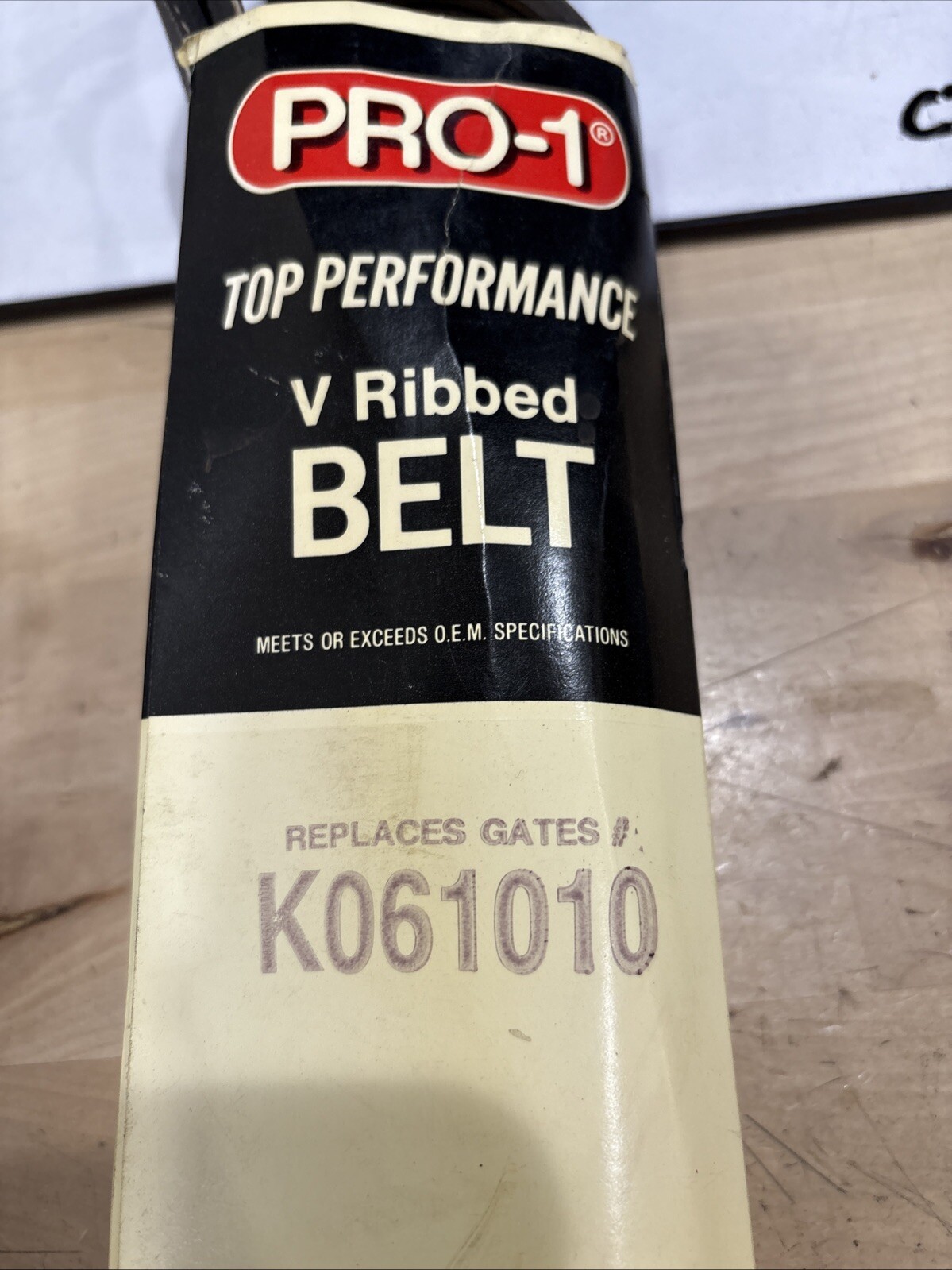 Pro-1 V Ribbed Serpentine Belt Replaces Dayco 5061010 & K061010 - Image 4