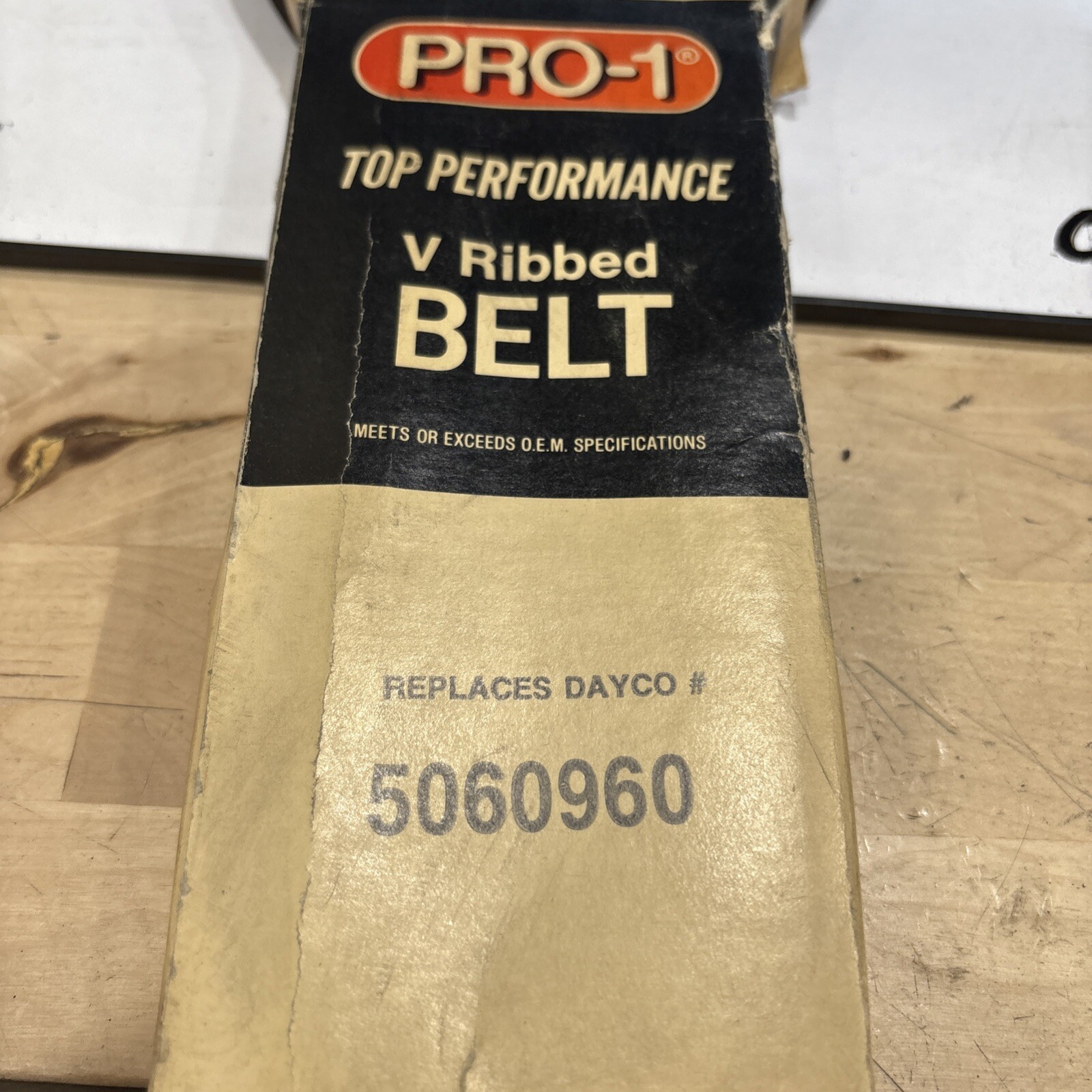 Pro-1 V Ribbed Serpentine Belt Replaces Dayco 5070960 & Gates K060960 - Image 3