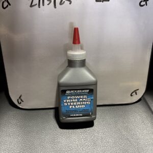 Quicksilver 858074Q01 Power Trim and Steering Fluid - 8 Oz. Bottle