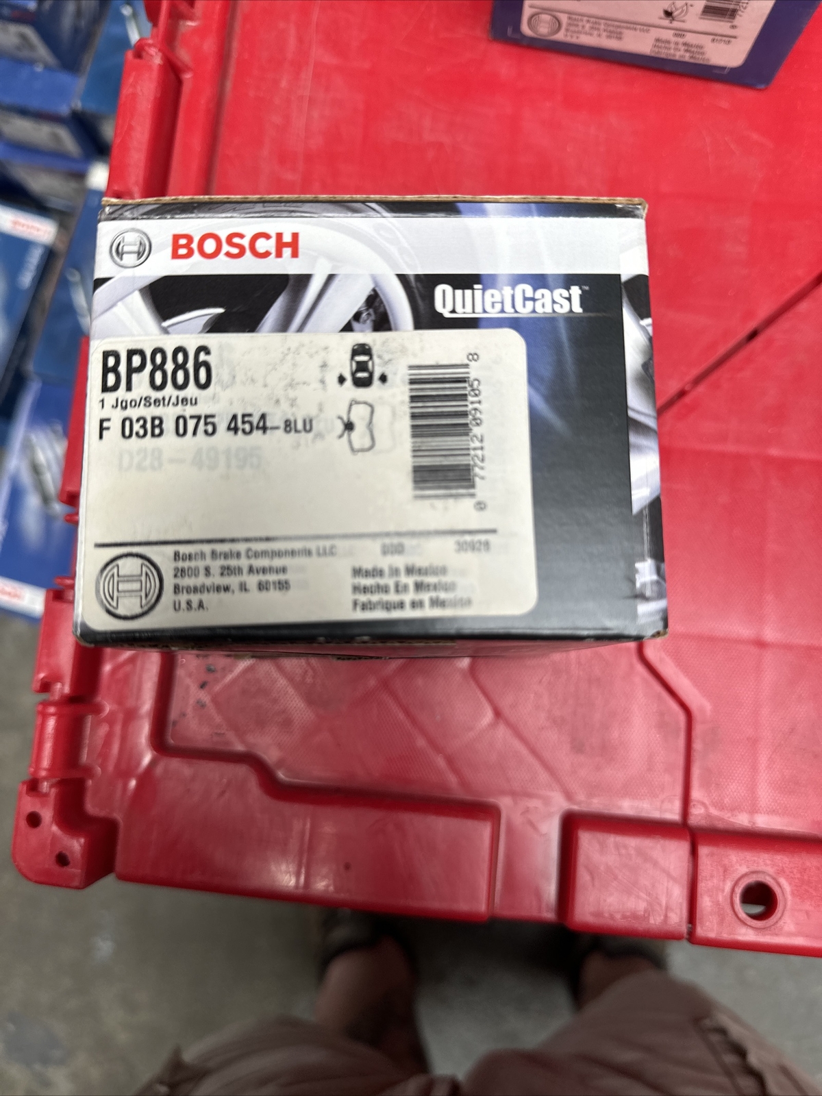 Rr Disc Brake Pads Bosch BP886