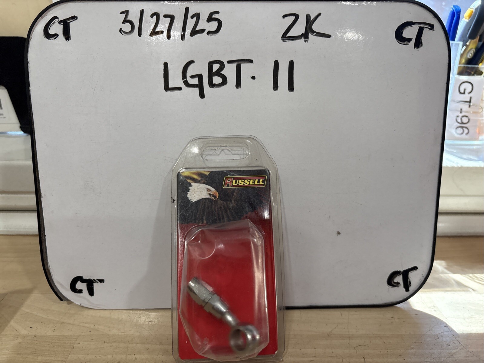 Russell Pro System Brake Line Hose Fitting End 12MM R4393C 12MM 35'