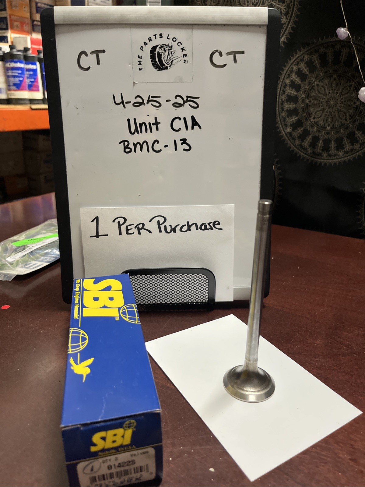 SBI 01422S Engine Exhaust Valves Sold Individually