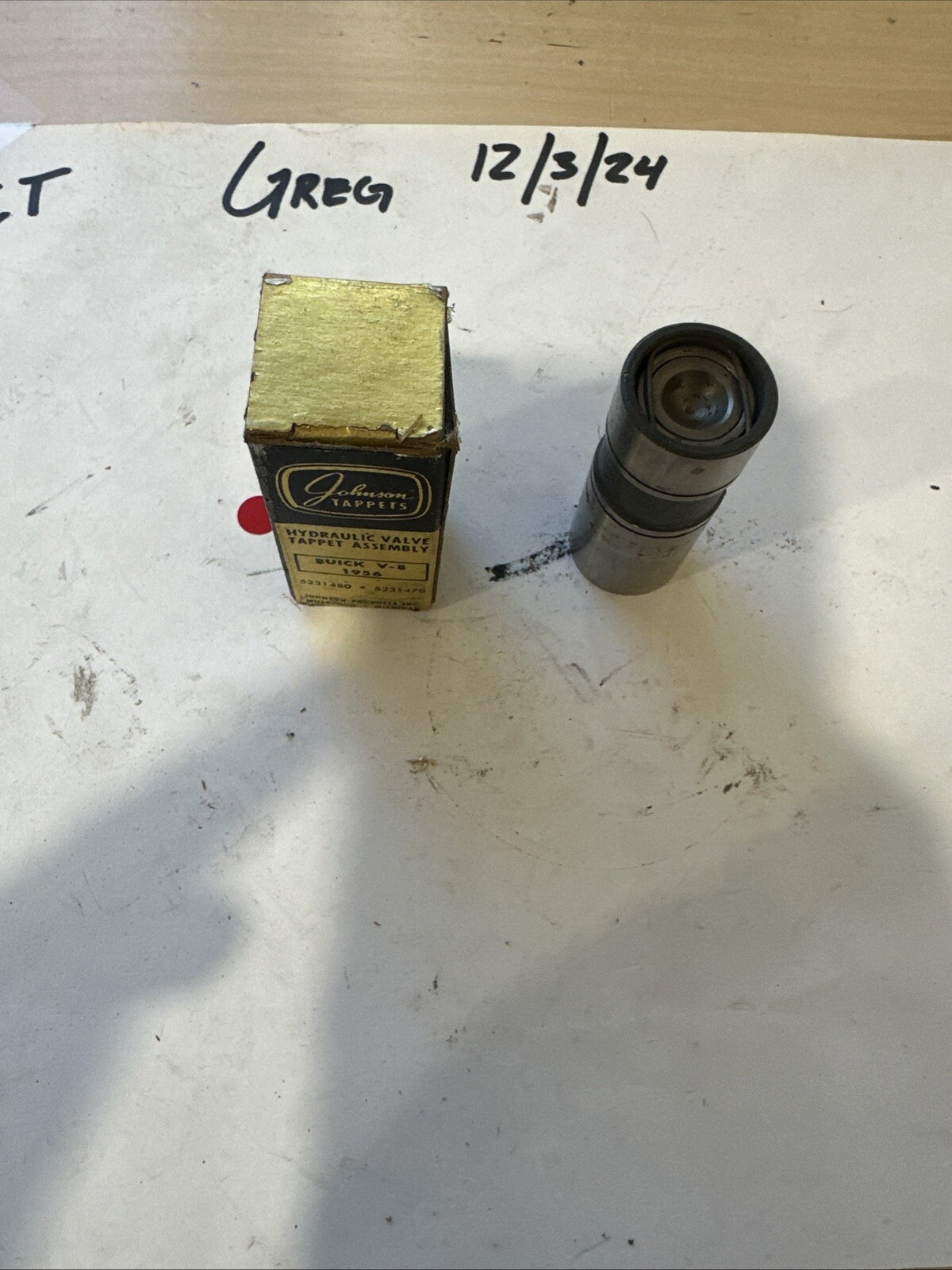 SEALED POWER / JOHNSON Engine HYDRAULIC VALVE LIFTER 1955 Pontiac V-8 - Image 3