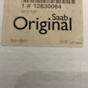 Saab Original Water Pump #12630084 (NIB)