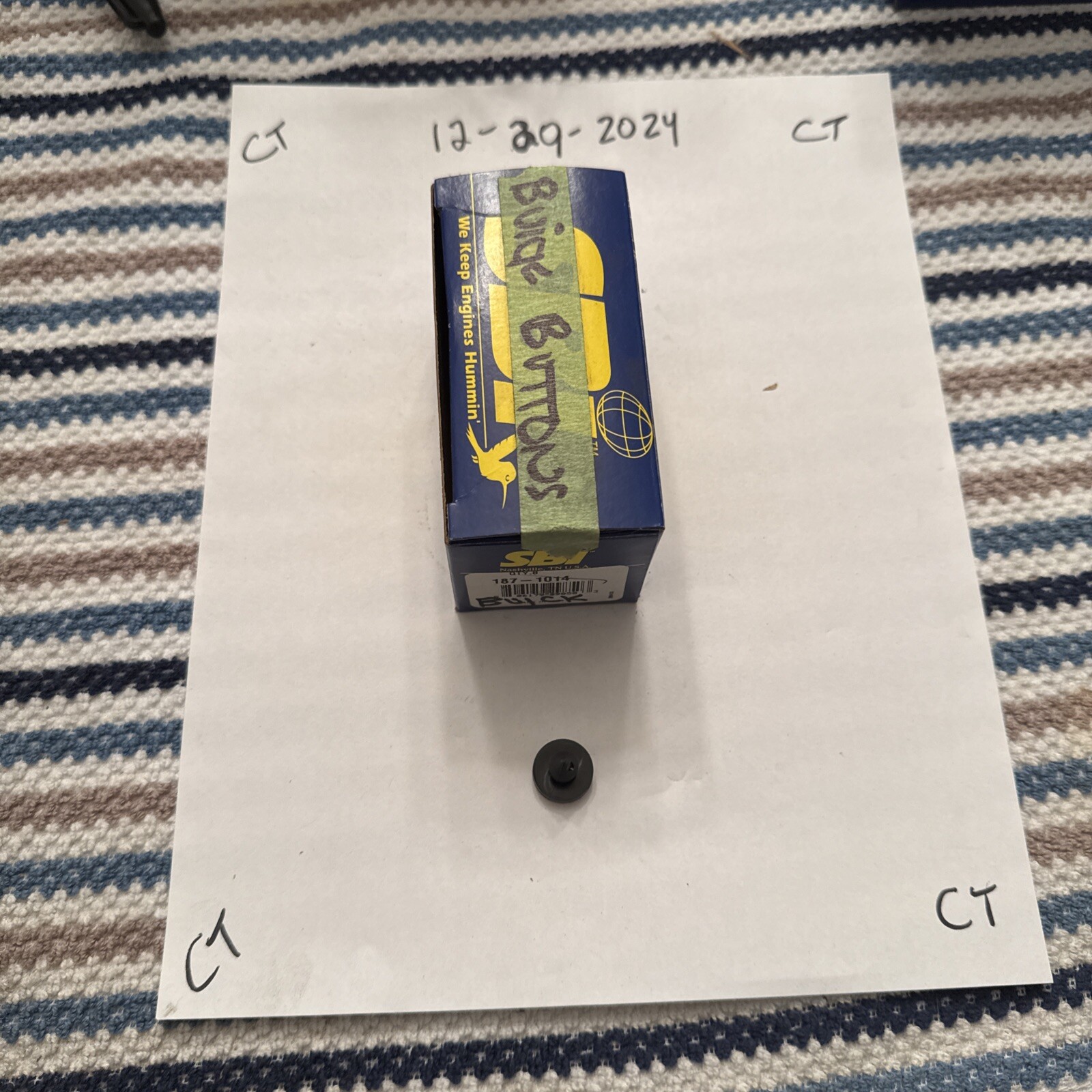 Sb International 187-1014 RM-1724 Engine Rocker Arm Retainer Black Tote 2 - Image 4