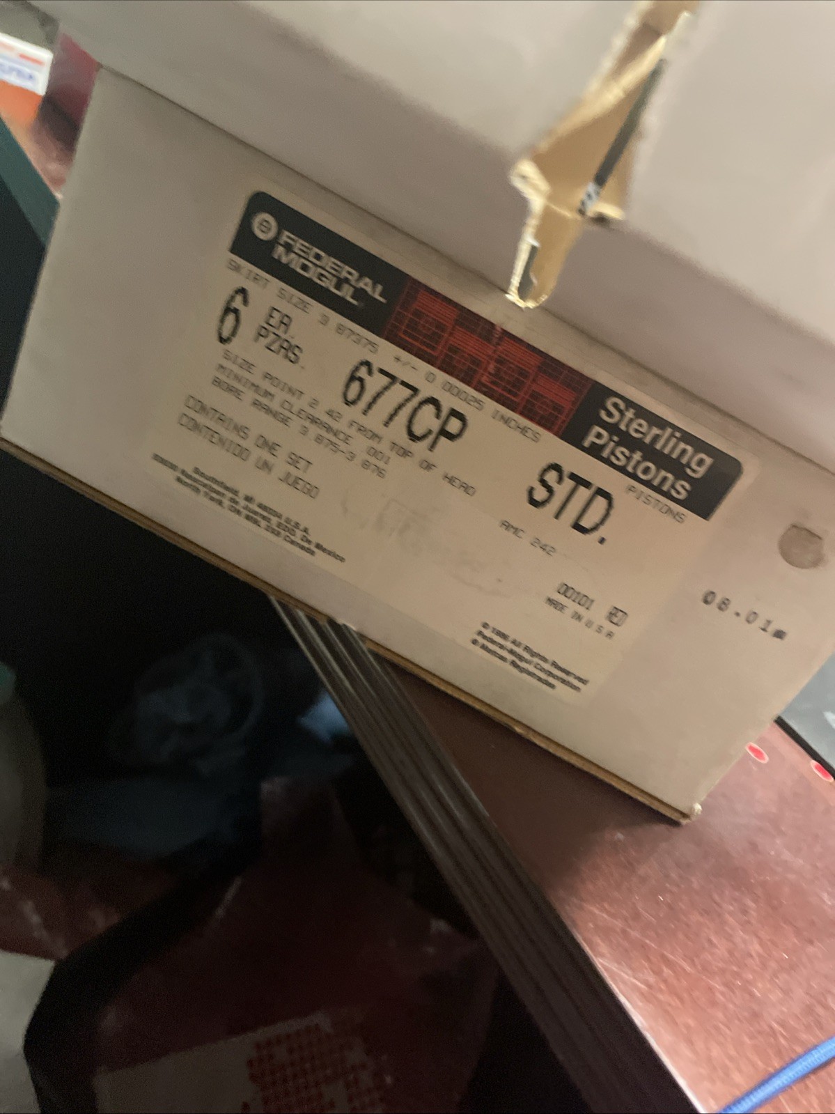 Sealed Power 677cp STD Piston 6pc - Image 3