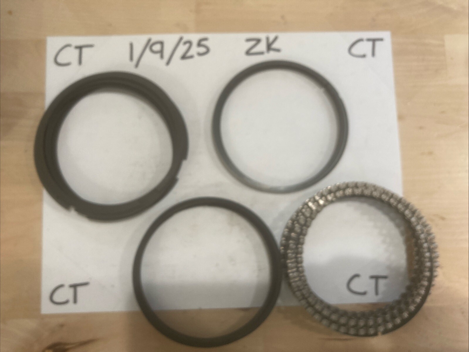 Sealed Power E251K30 SBC Chevy 350 383 Moly Piston Rings 4.030" Bore Small Block - Image 3