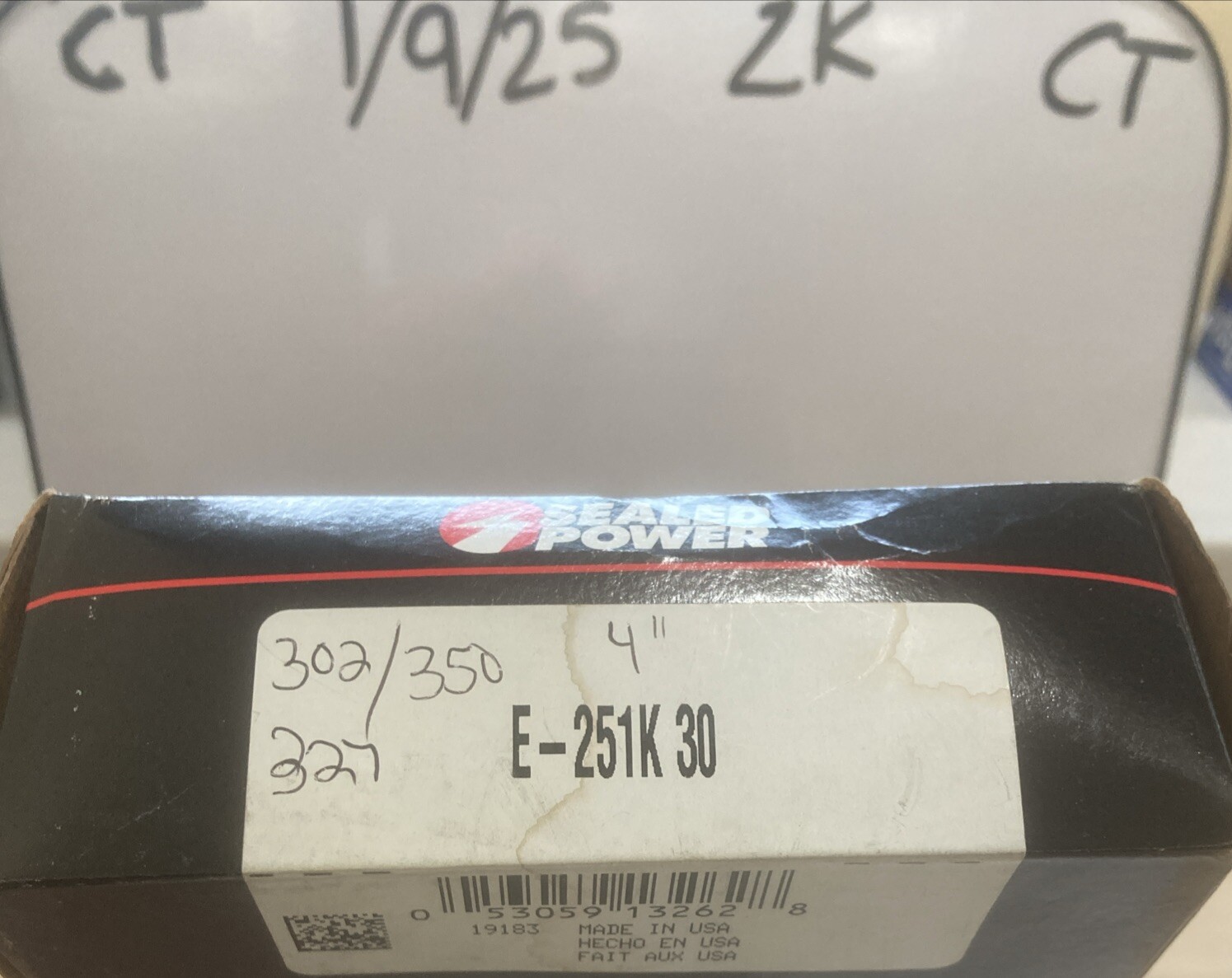 Sealed Power E251K30 SBC Chevy 350 383 Moly Piston Rings 4.030" Bore Small Block - Image 4