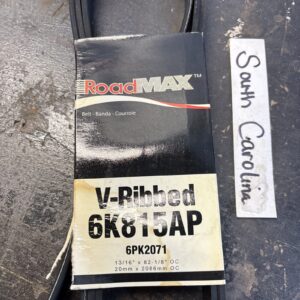 Serpentine Belt-Automotive V-Ribbed Belt (Standard) RoadMax 6K815AP