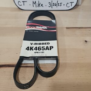 Serpentine Belt-Automotive V-Ribbed Belt (Standard) Roadmax 4K465AP
