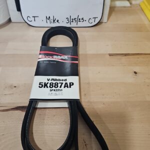 Serpentine Belt-Automotive V-Ribbed Belt (Standard) Roadmax 5K887AP