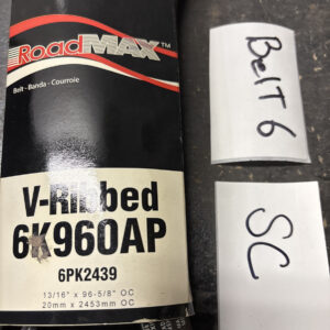 Serpentine Belt-Automotive V-Ribbed Belt (Standard) Roadmax 6K960AP