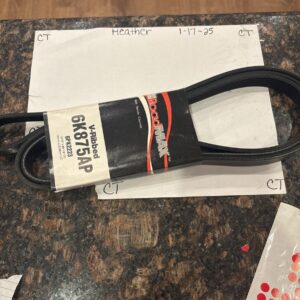 Serpentine Belt-Automotive V-Ribbed Belt(Standard) Roadmax 6K875AP