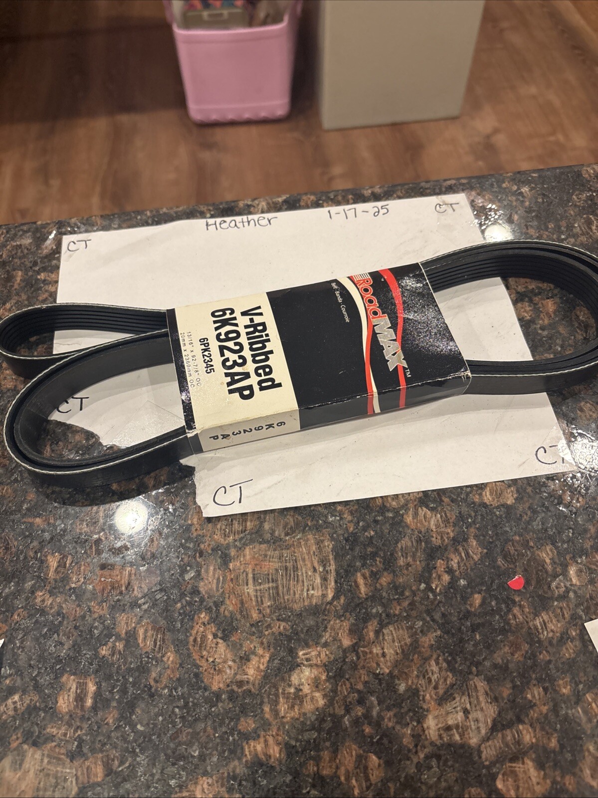 Serpentine Belt-Automotive V-Ribbed Belt(Standard) Roadmax 6K923AP