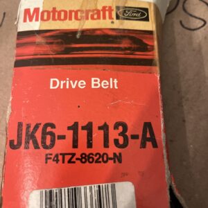 Serpentine Belt Motorcraft  JK6-1113-A / Ford F4TZ-8620-A NOS