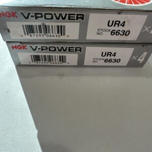 Set of Four (4) NGK UR4, V-POWER, Spark Plugs, Stock No. 6630 NEW IN BOX!