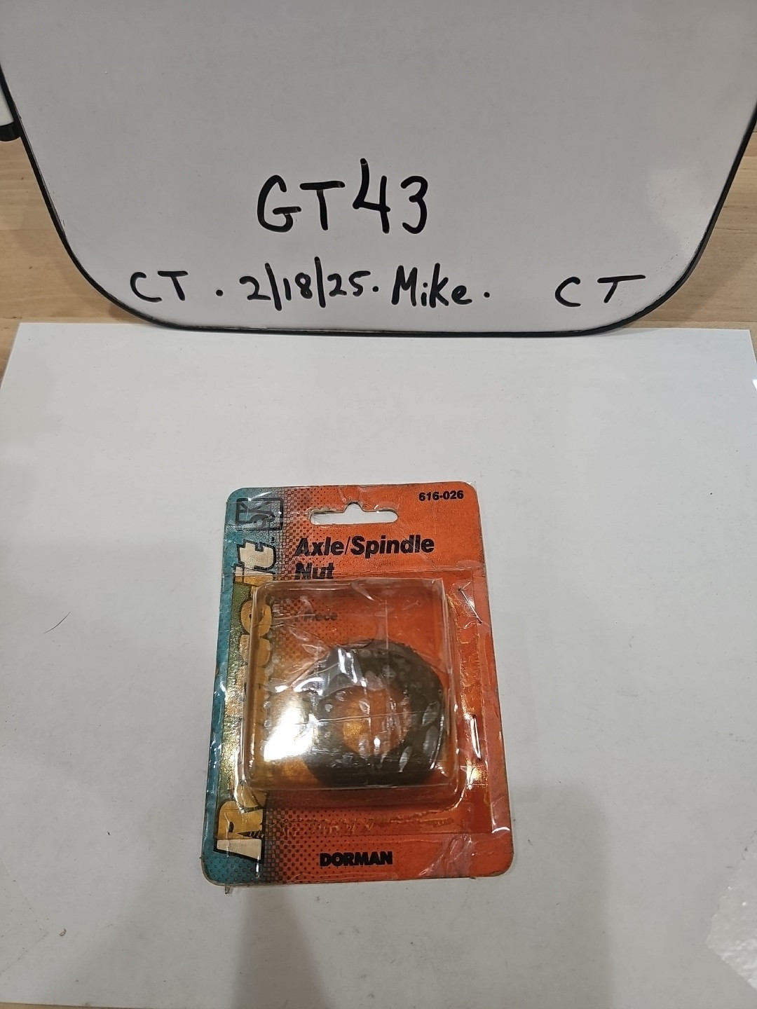 Spindle Lock Nut Kit Dorman 616-026