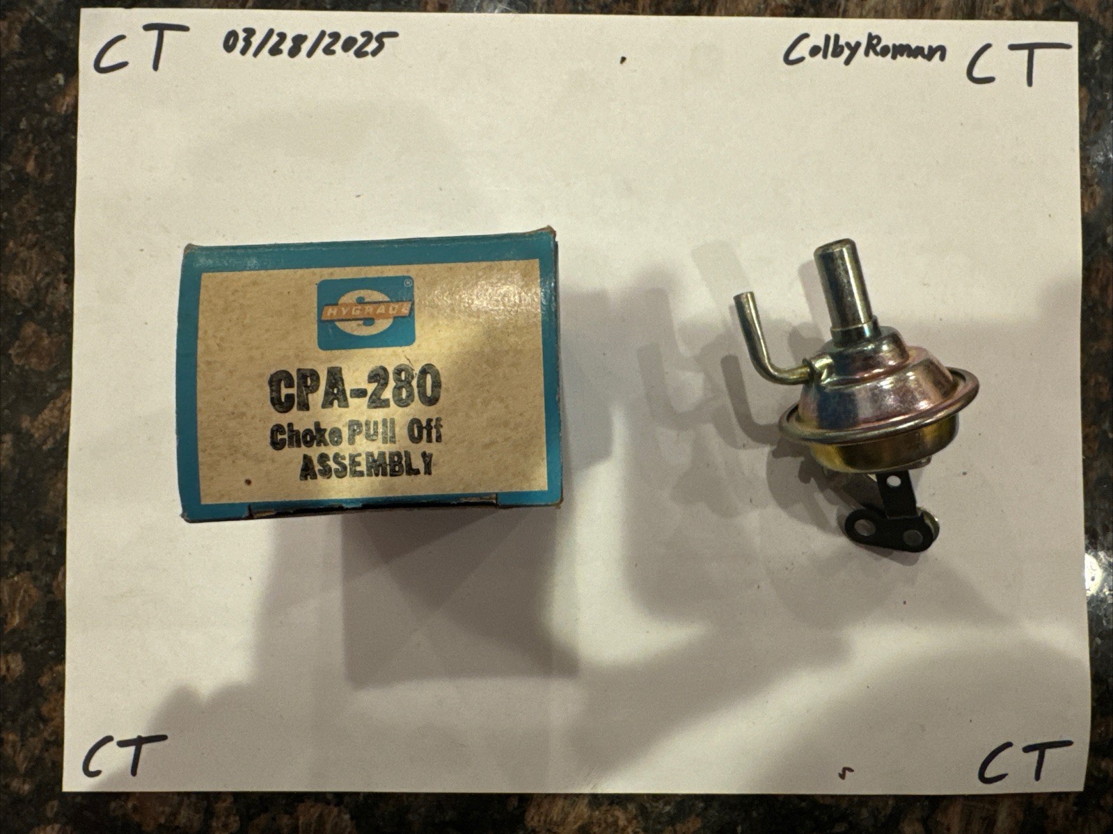 Standard Hygrade Choke Pull-Off Assembly CPA-280