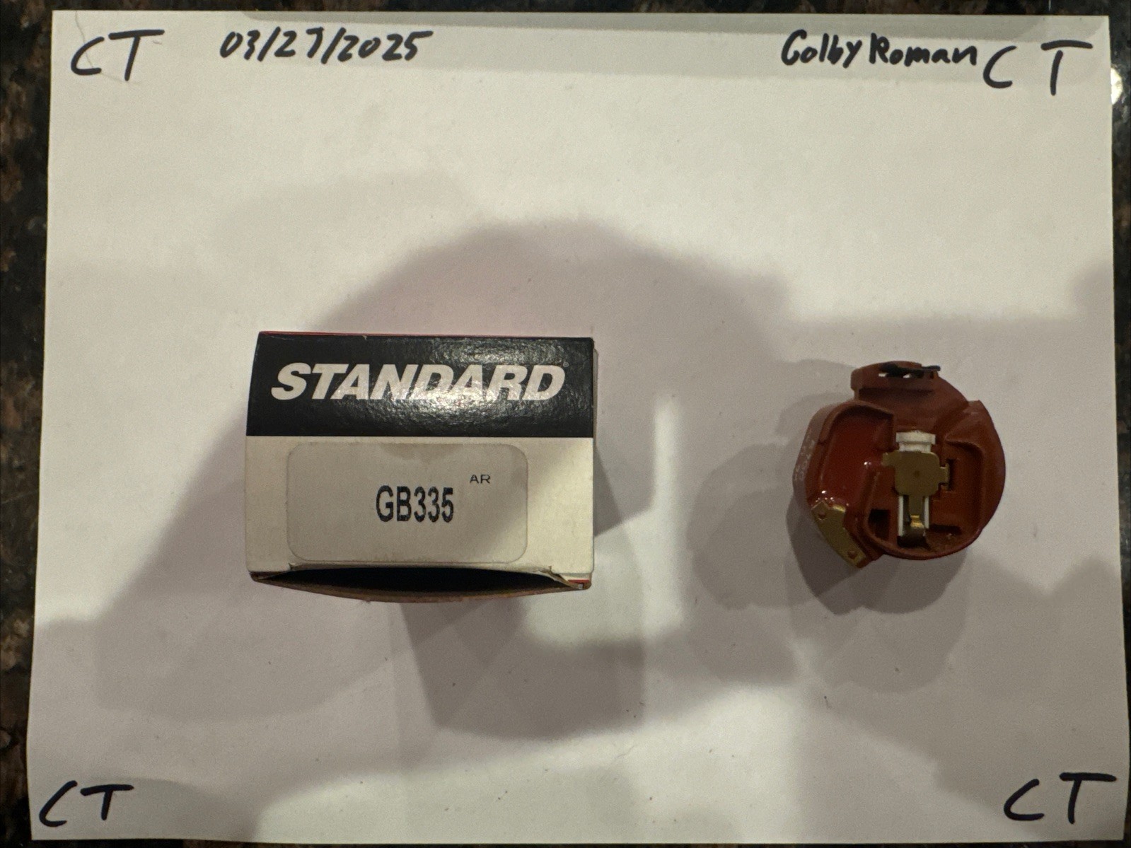 Standard Professional Quality Automotive Parts GB335