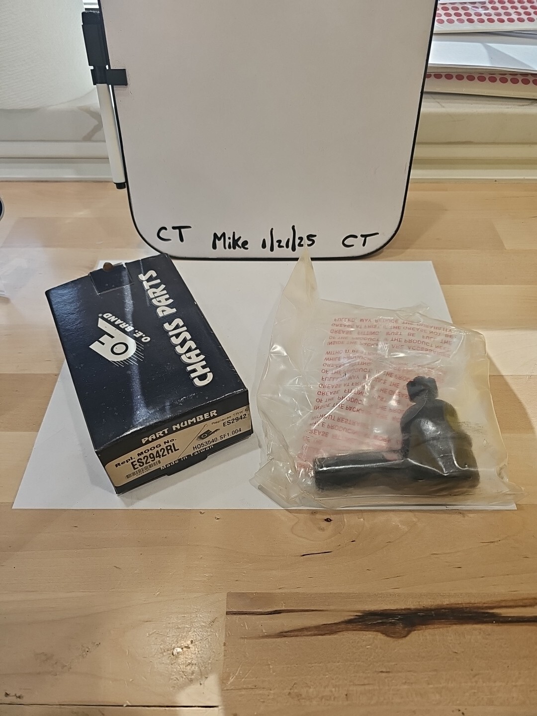 Steering Tie Rod End Parts Master ES2942RL fits 1988 Honda Prelude