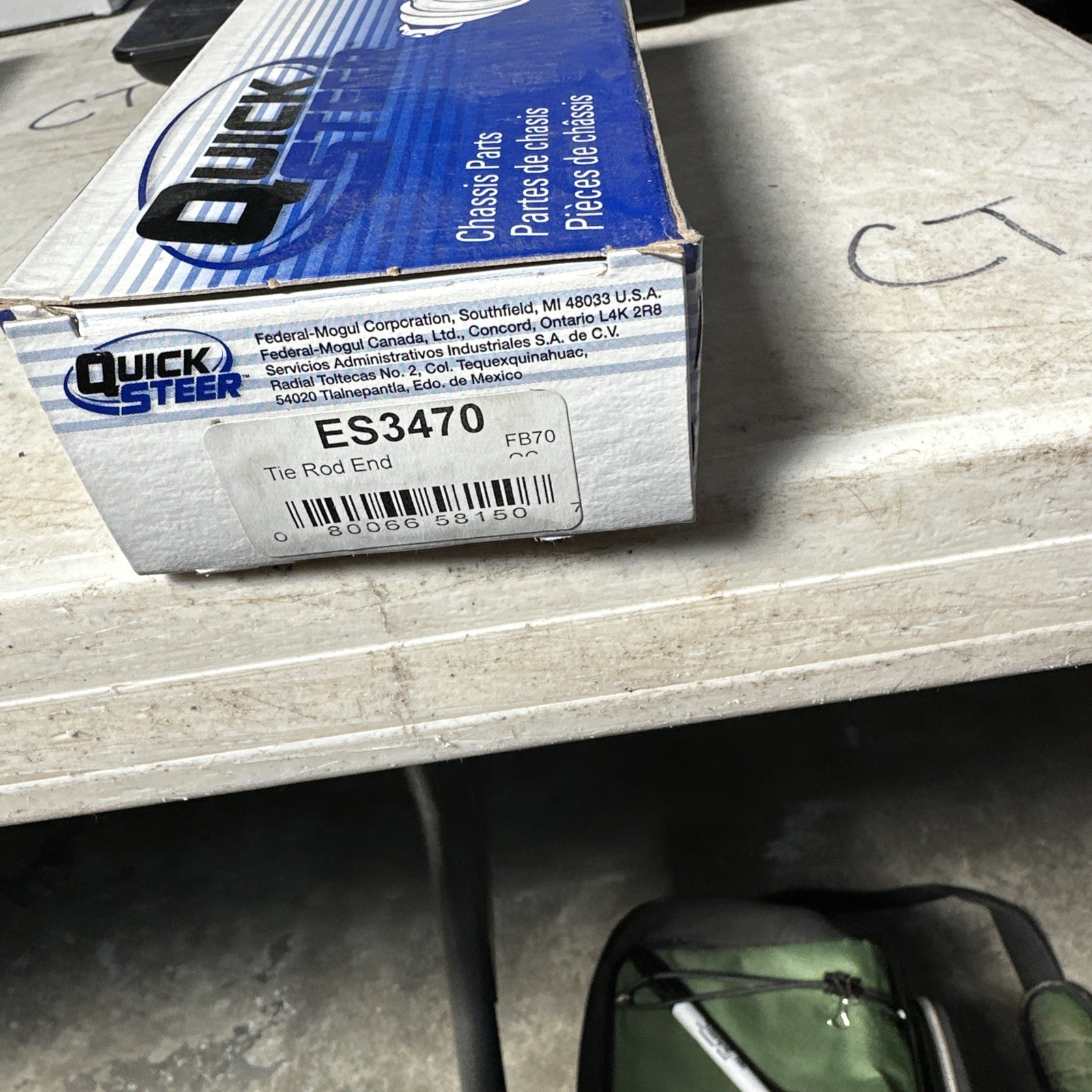 Steering Tie Rod End QuickSteer ES3470
