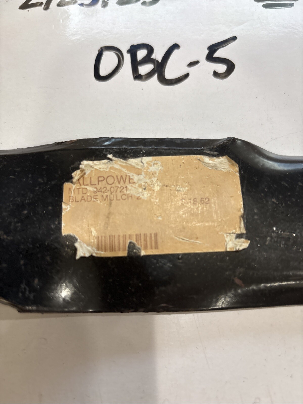 Stens Mower Mulching Blade MTD 942-0721, Cub Cadet 742-0533 335-814 - Image 3