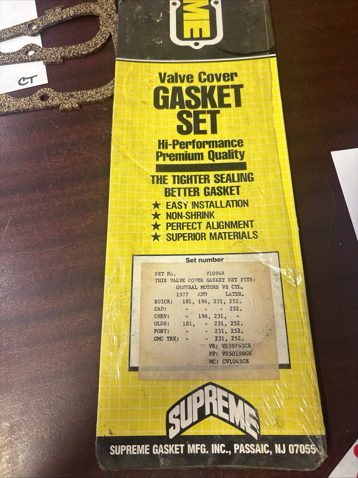 Supreme Valve Cover Gasket V1064R - Image 3