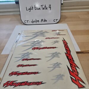 Suzuki Hayabusa Sticker Sheet