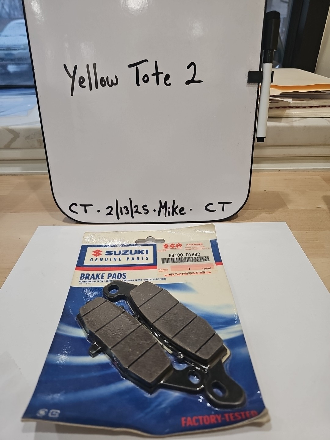 Suzuki OEM Part 69100-01890 PAD & SHIM SET