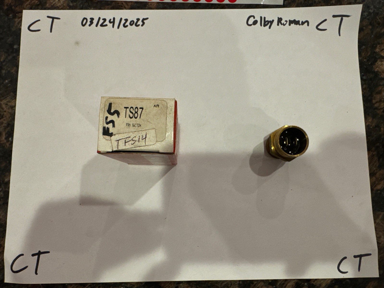 TS-87 Fan Switch for Chevy Suburban Ram Van Le Baron Chevrolet V2500 Dodge Omni - Image 3