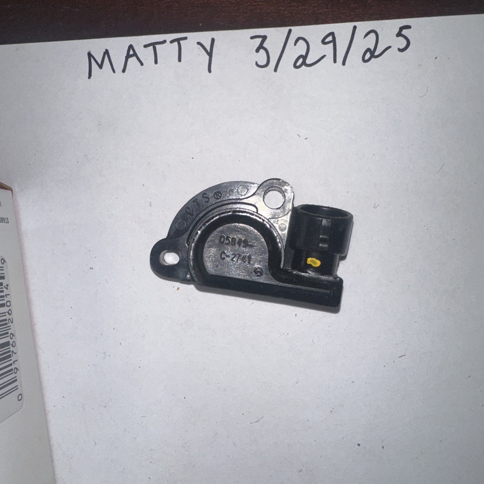 Throttle Position Sensor Standard Motor Products TH191 - Image 3