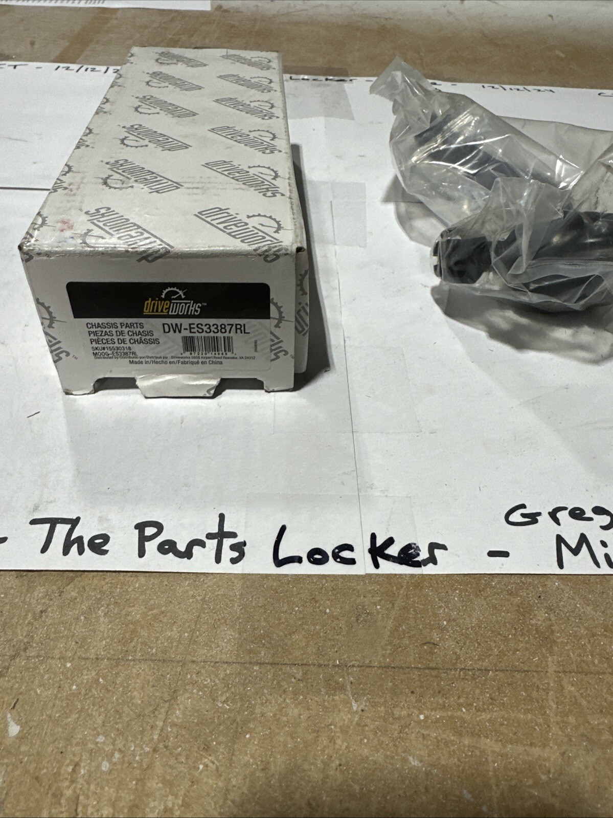 Tie Rod End DW-ES3387RL 1991-2003 Ford Escort 1991-1999 Mercury Tracer - Image 3