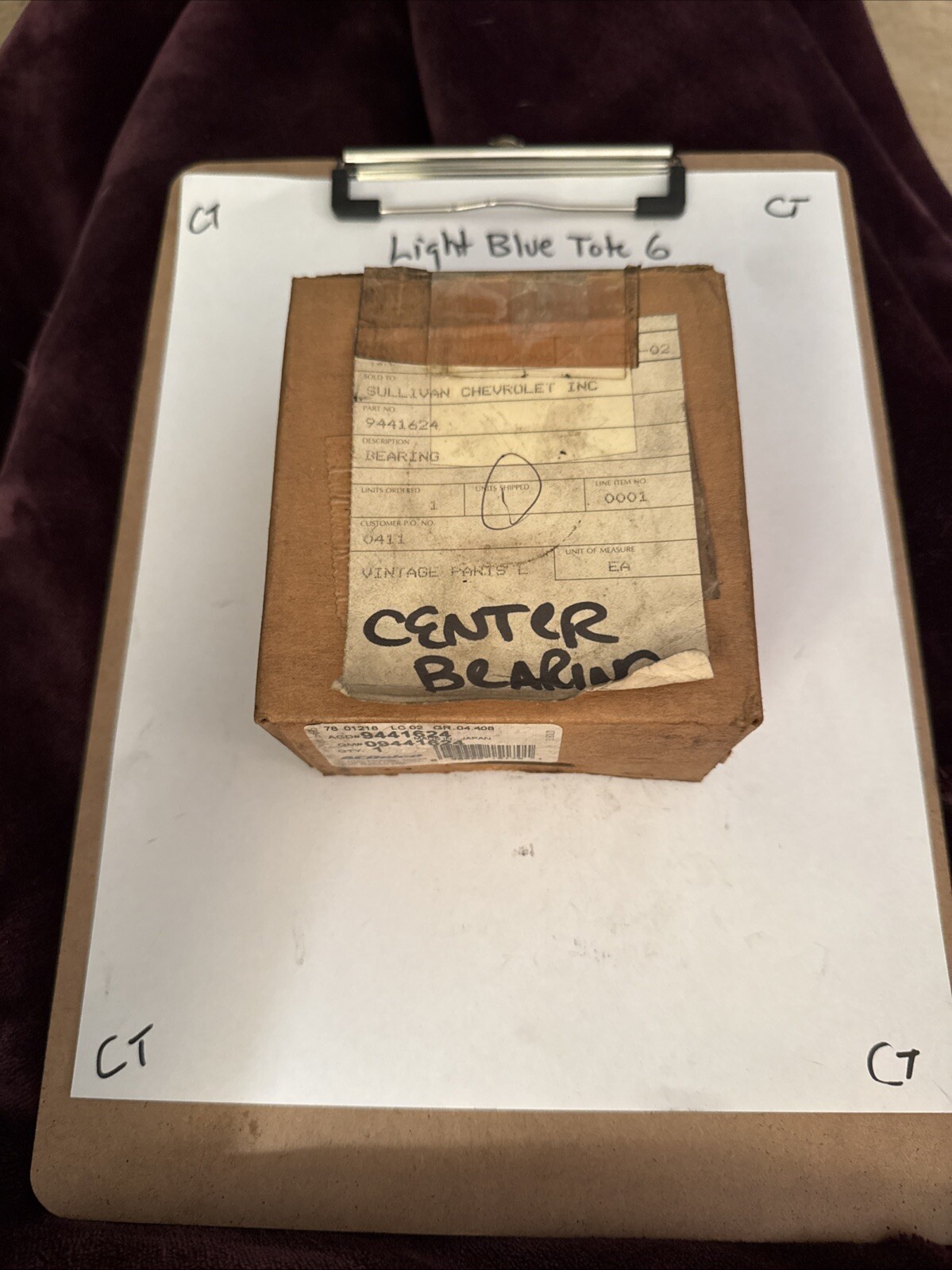 Transmission Main Shaft Bearing, 4 speed Rear, NOS GM 9441624. 84-88 Corvette