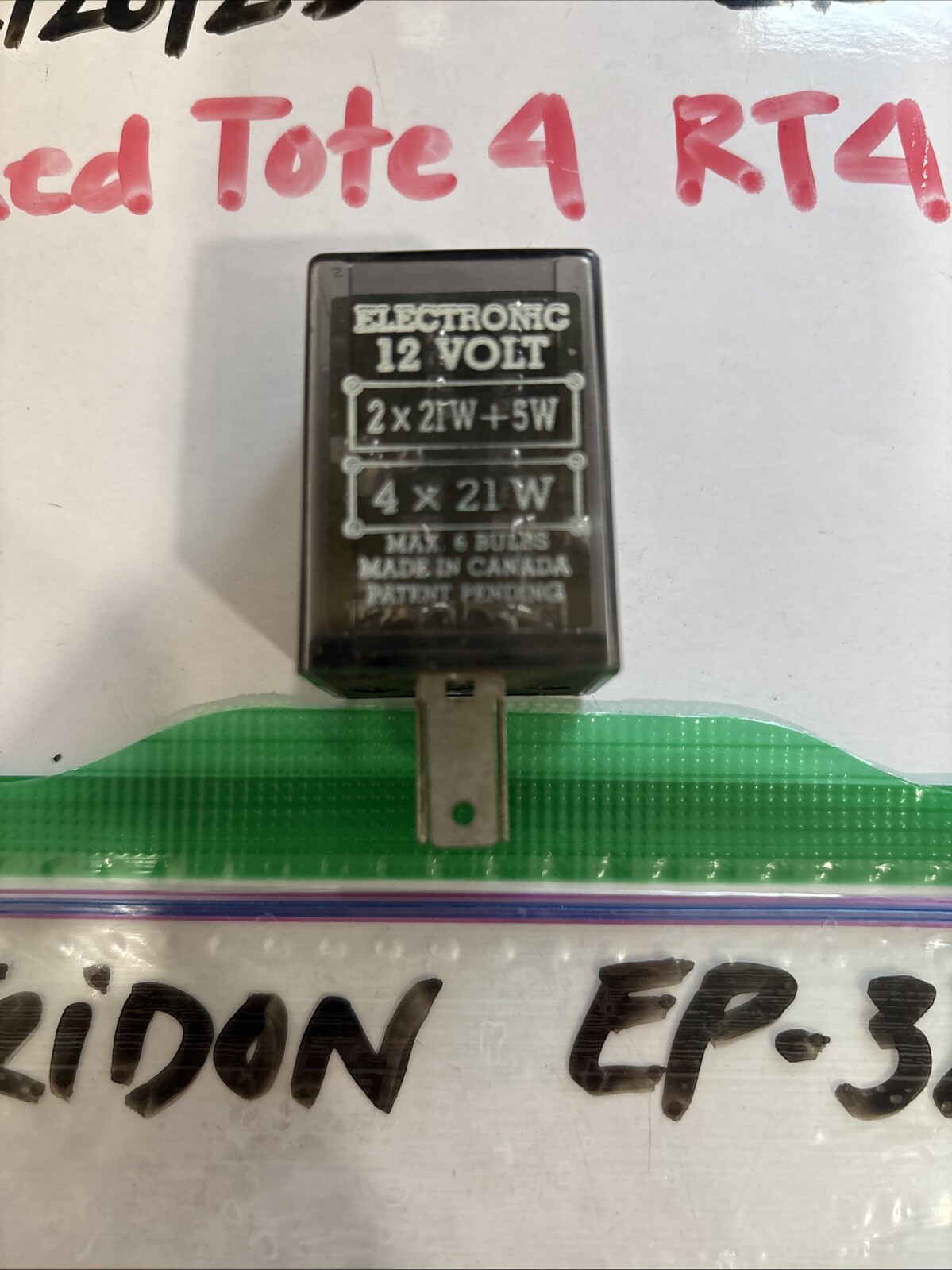 Tridon EP32 Elektro Plus 12v Relay Flasher 3 Point (max 6 bulbs) - Image 3