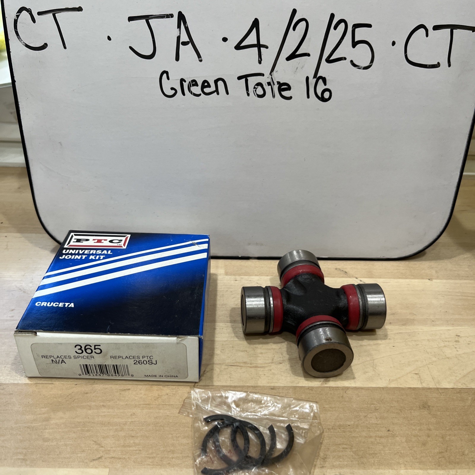 Universal Joint PTC PT365 - Replaces PTC 260SJ