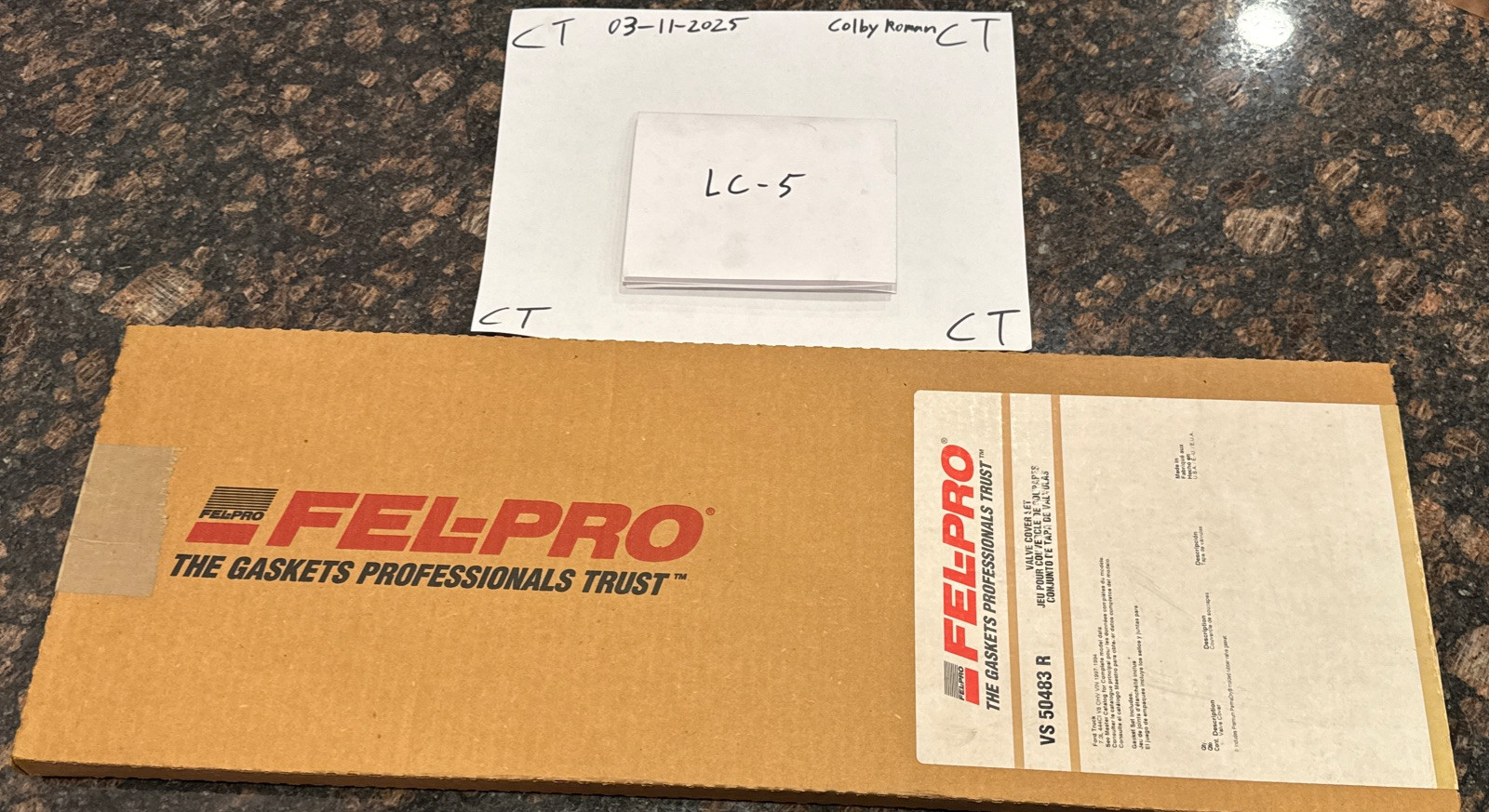 VS 50483 R Fel-Pro Automotive Engine Valve Cover Gasket Felpro VS50483R