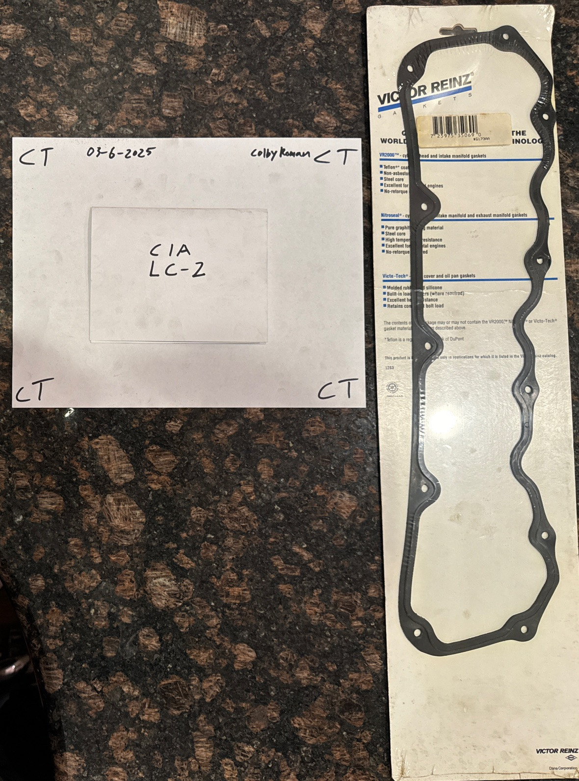 Victor VS50001 Engine Valve Cover Gasket