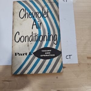 Vintage Original 1955 "Chevrolet Air Conditioning Training Theory & Operation"