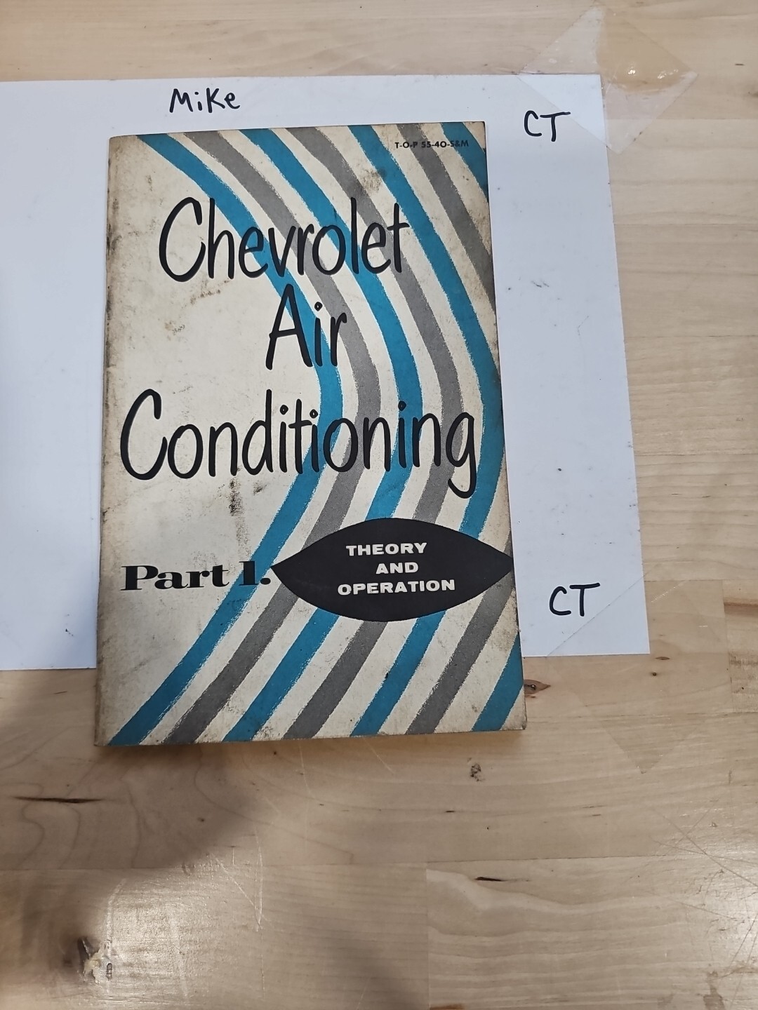 Vintage Original 1955 "Chevrolet Air Conditioning Training Theory & Operation"