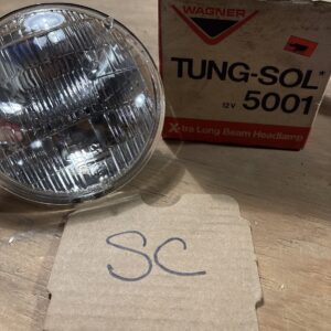 Vintage Wagner Tung-Sol 5001 Headlamp NOS 12V Replaces 4001 4- Headlamp System