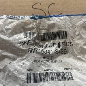 W716341-S439 Lower Control Arm Bolt Ford vehicles pkg of 1