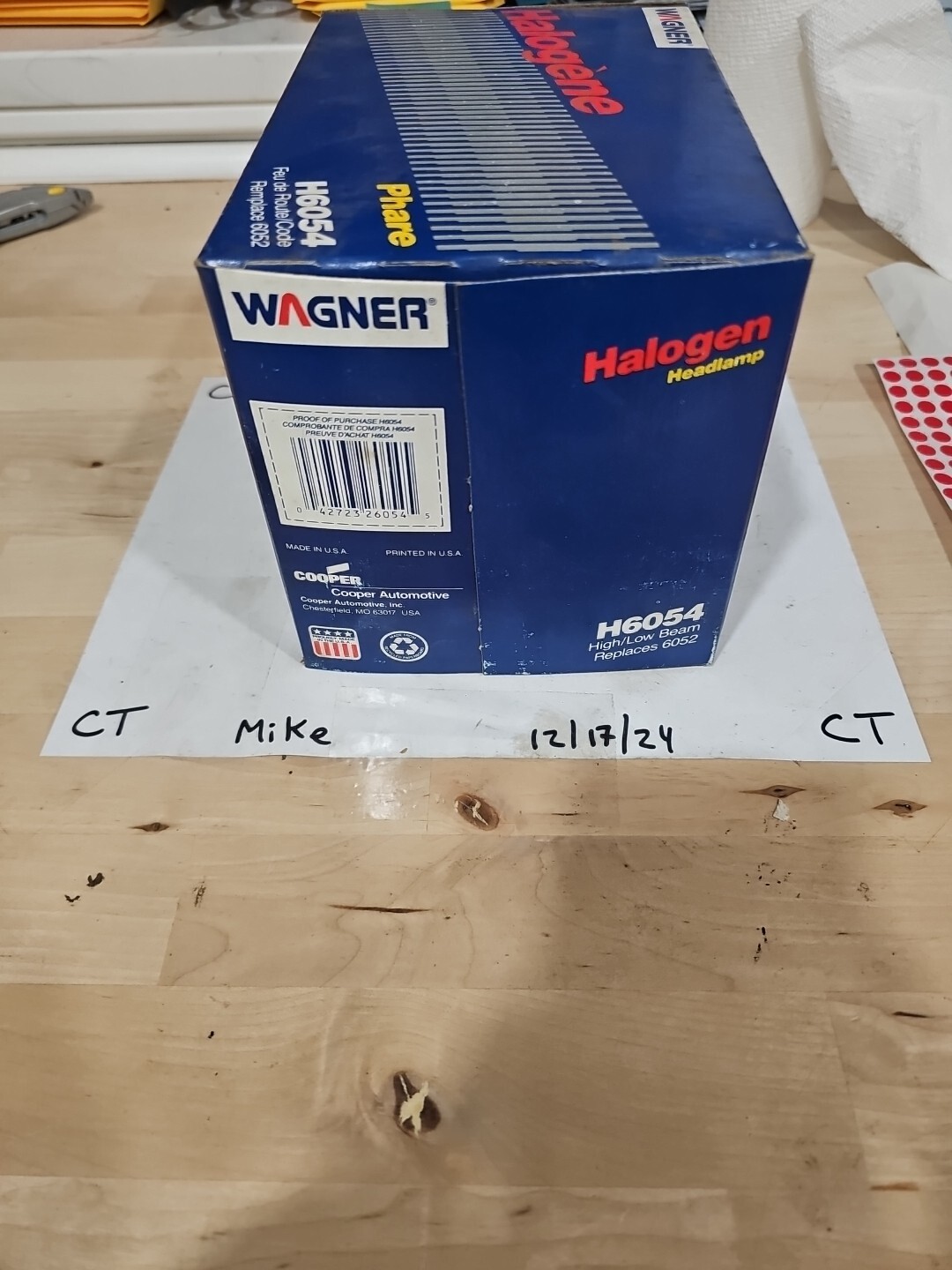 Wagner Headlamp H6054 High/Low Beam Replaces 6052 Halogen - Image 3